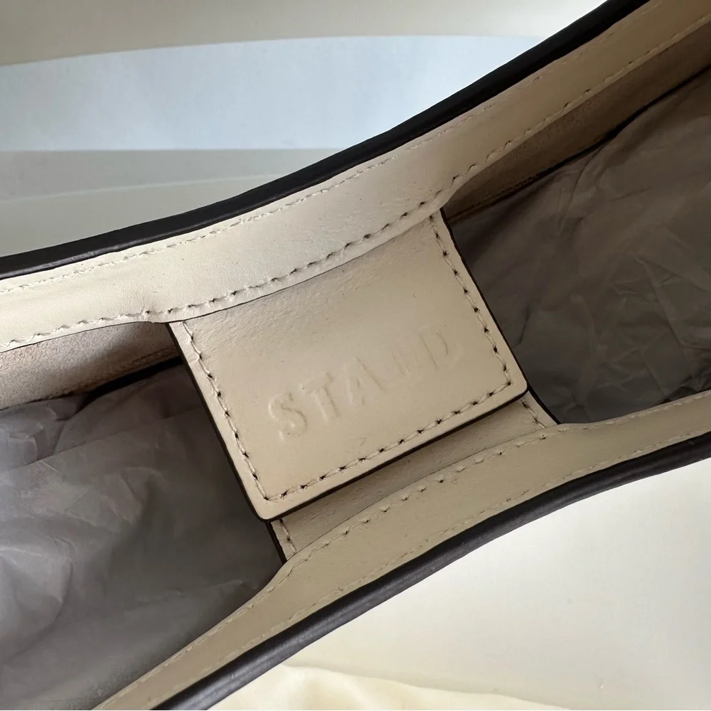 NWOT Staud Moon Bag Cream / Large Hobo Round Shoulder Bag - Picture 8 of 12